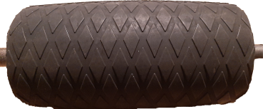 Pellenc - arched drive roller for belt 250 mm (harvesting head STD)_3