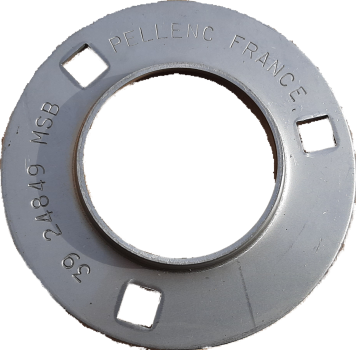 Pellenc - Plateau rond en acier inoxydable sans lubrification - machine à vendanger 883924849 ; 3924849 ; 24849