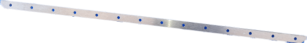 connecteur de tapis, 14 trous (aluminium)